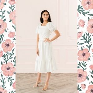 🎉HP🎉 BNWT Rachel Parcell Puff Sleeved Dress